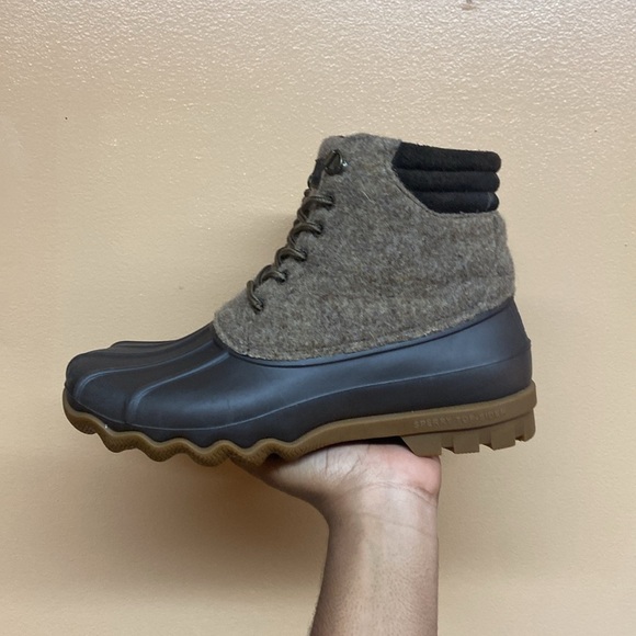 Sperry Top-Sider Avenue 3M Thinsulate Wool Rubber Duck Boots “Brown” - Picture 3 of 17